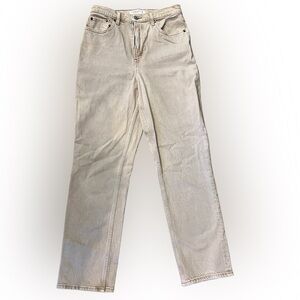 Abercrombie & Fitch Cream Women Jeans